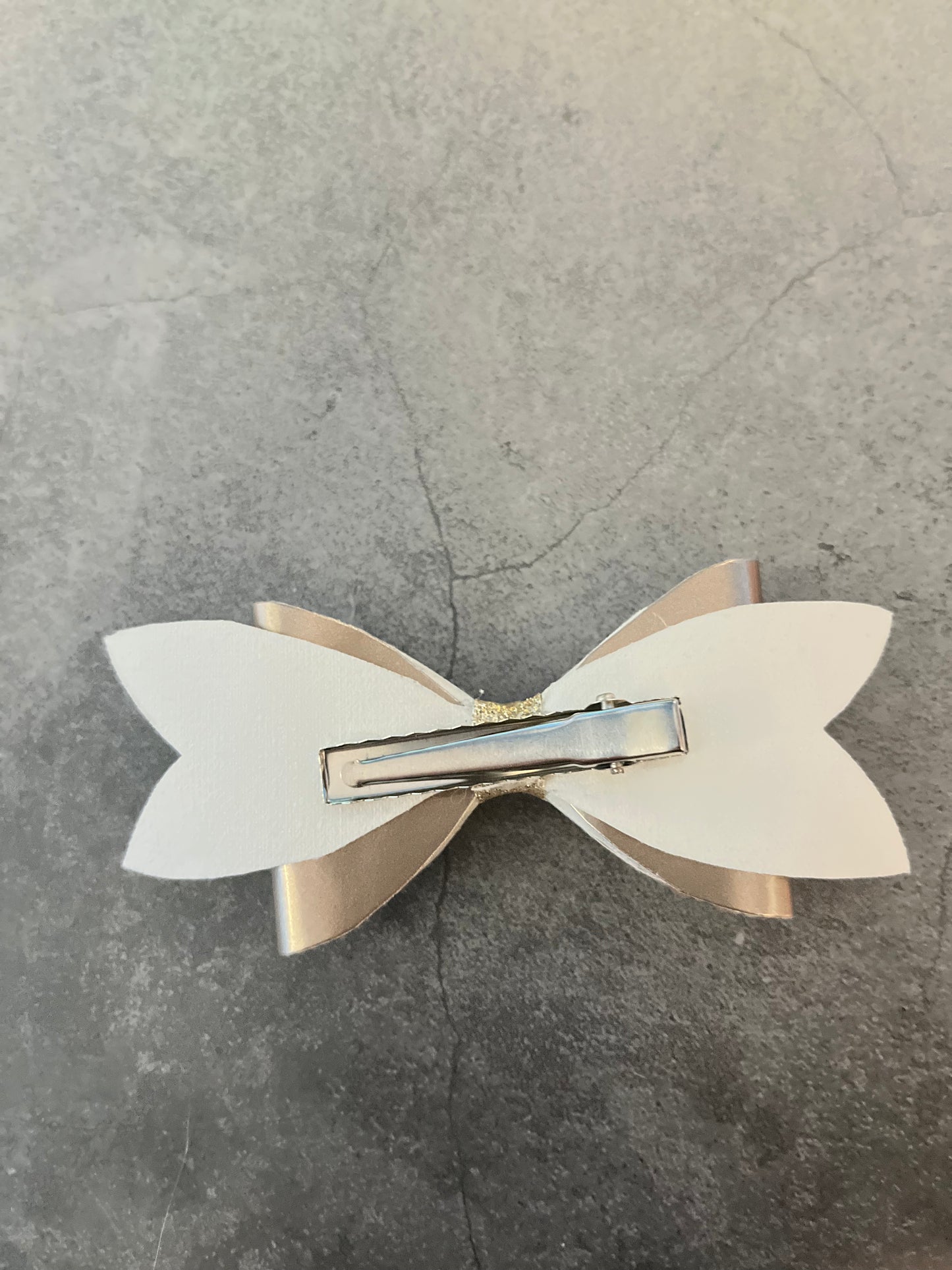 Handmade Hair Bow - Gold Tones Mermaid