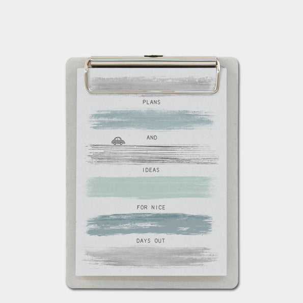 Small Clip Pad - Plans For a Day Out.