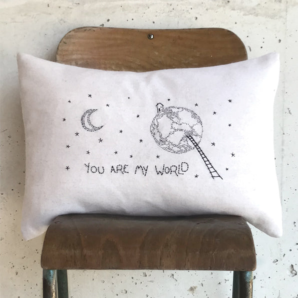 Wool Cushion - You are my world