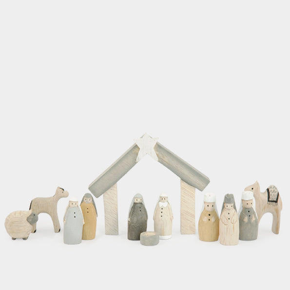 Natural Little Boxed Nativity Set