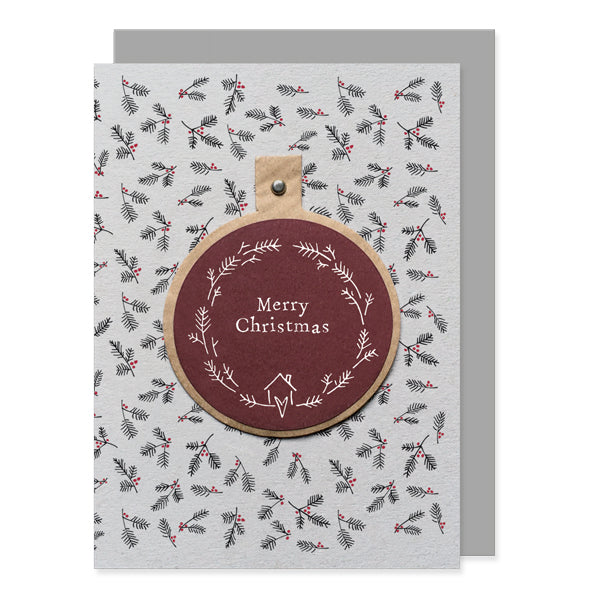 Bauble Christmas Card