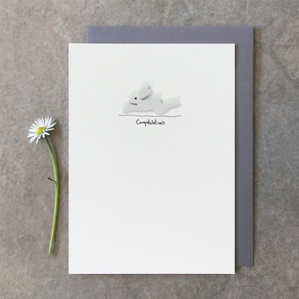 Congratulations Card - Rabbit