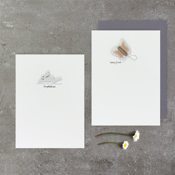 Congratulations Card - Rabbit