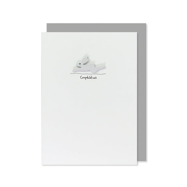 Congratulations Card - Rabbit
