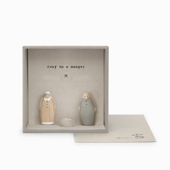 Boxed Christmas Card - Away In A Manger