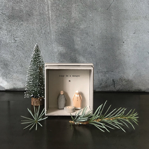 Boxed Christmas Card - Away In A Manger