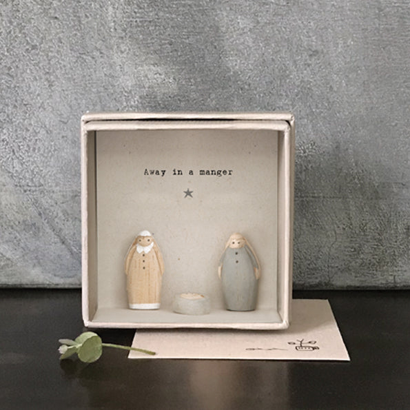Boxed Christmas Card - Away In A Manger