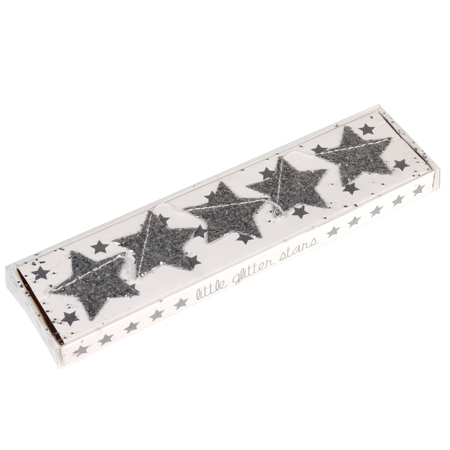 Christmas Garland Silver stars