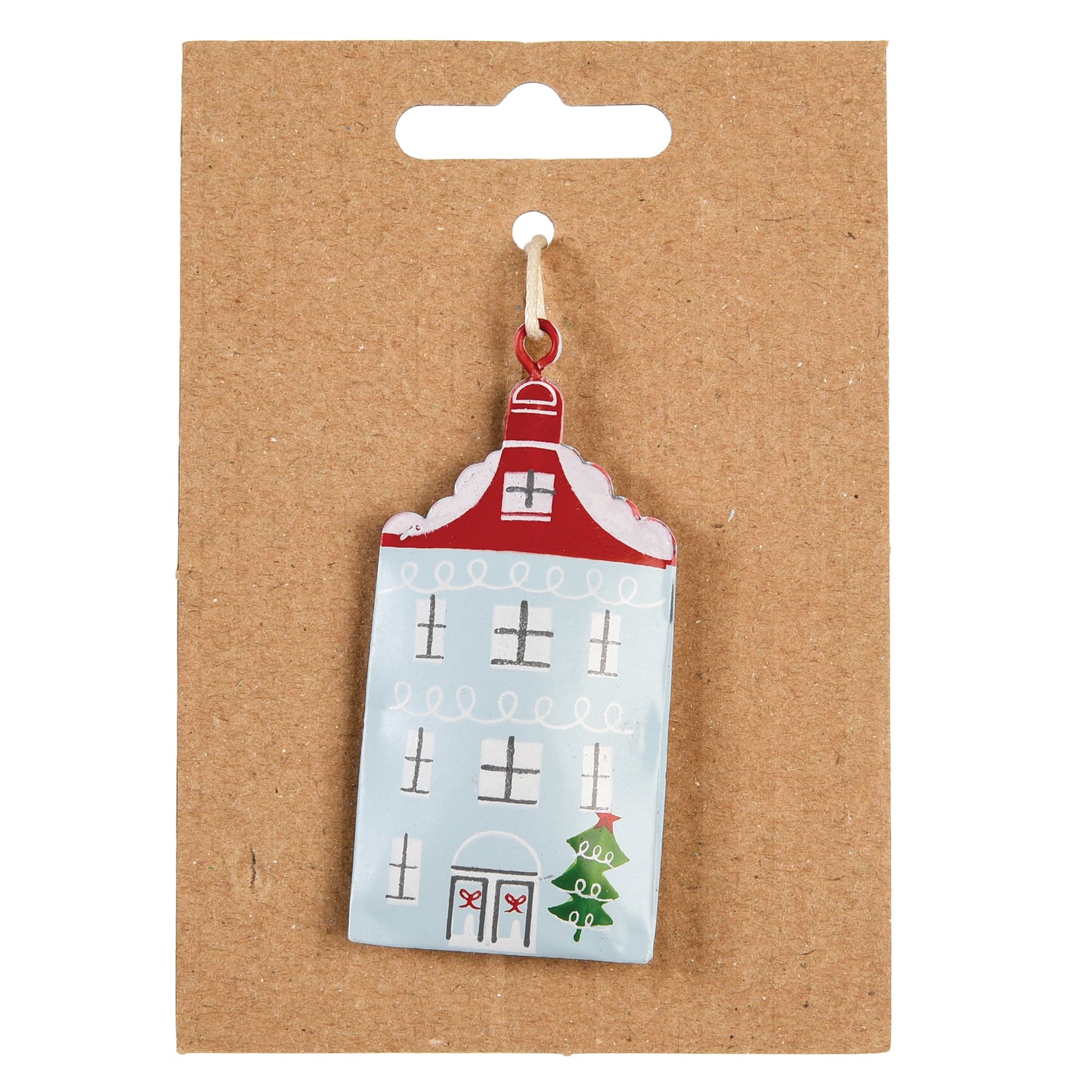 Christmas House Metal Decoration