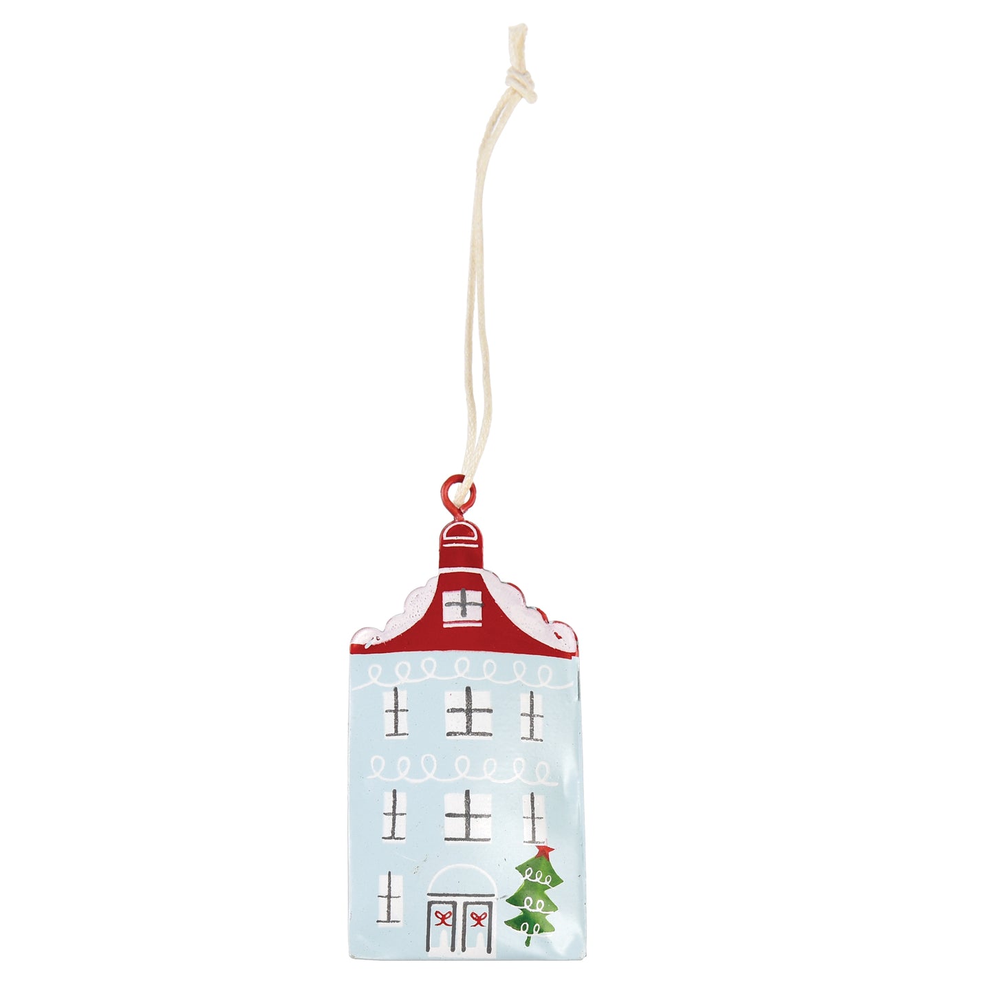 Christmas House Metal Decoration