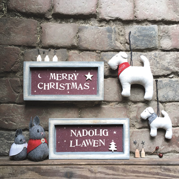 Wooden Merry Christmas Sign