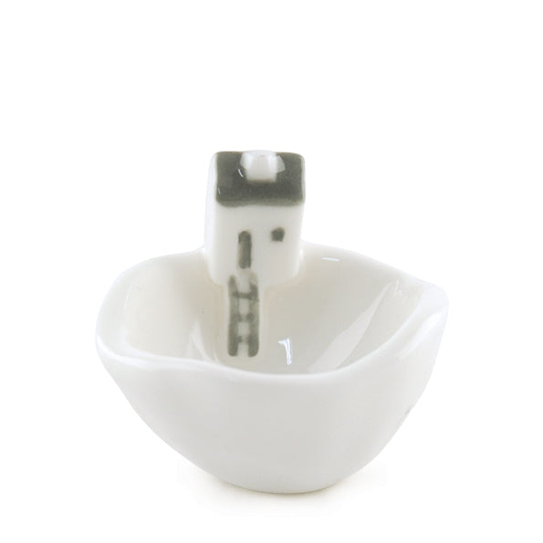 Porcelain Bowl - House and Ladder