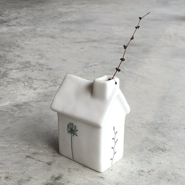 Boxed House Flower Vase - Small