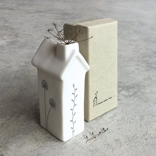 Boxed House Flower Vase - Tall