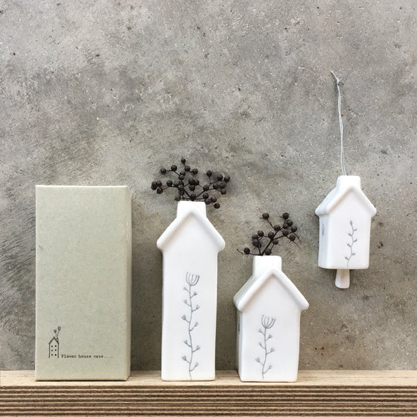 Boxed House Flower Vase - Tall