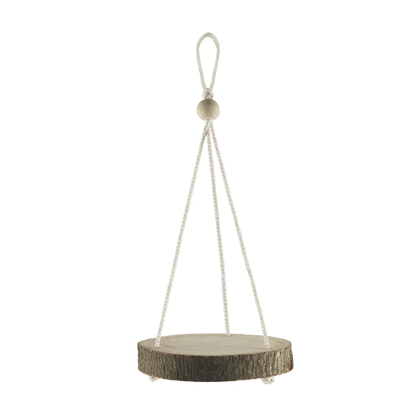 Small Wood Slice Shelf - Natural