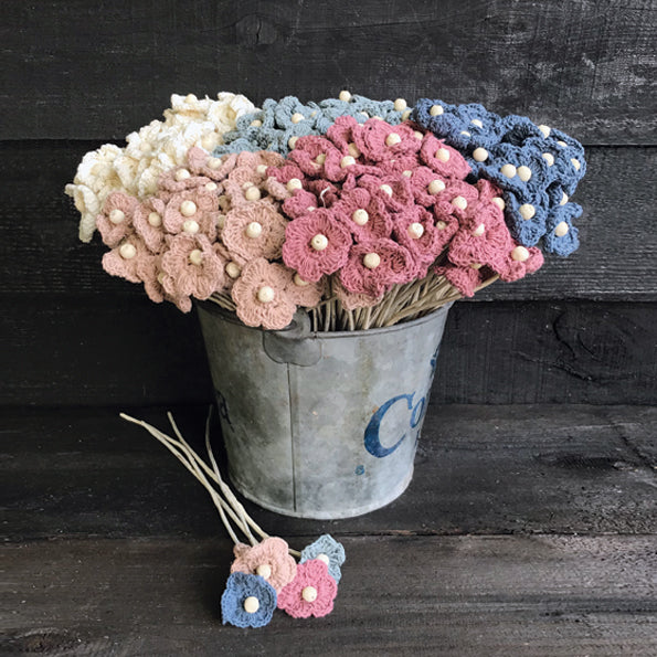 Crochet Flower - Dark Blue
