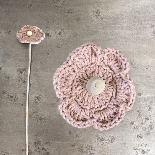 Crochet Flower - Pink
