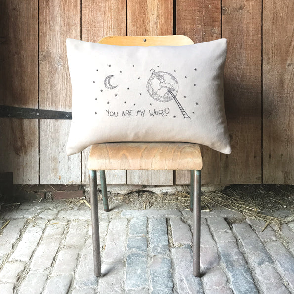 Wool Cushion - You are my world