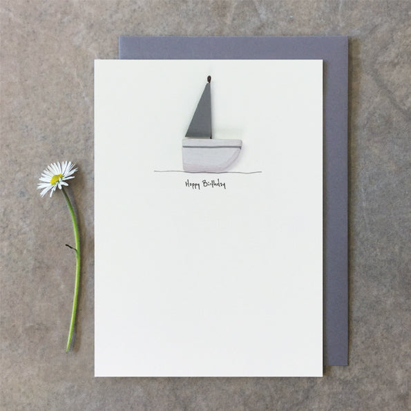 Happy Birthday Card - Yacht