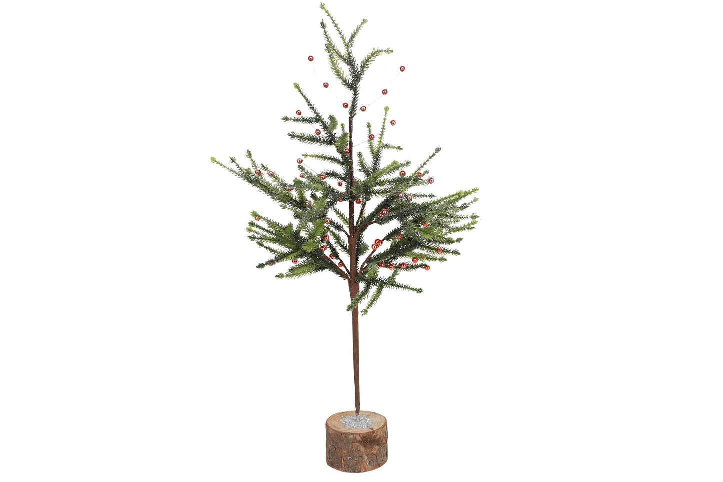 Fir Tree Decorated with Red Berries, 60cm