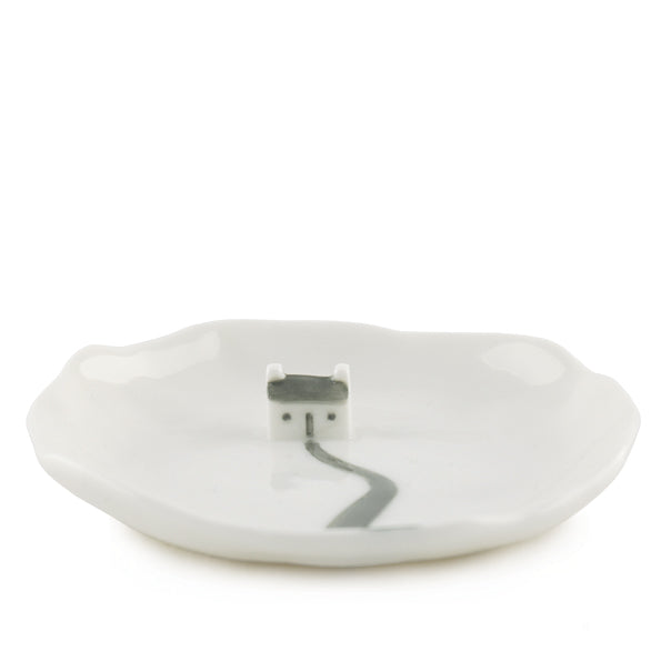Porcelain Dish - House & Path