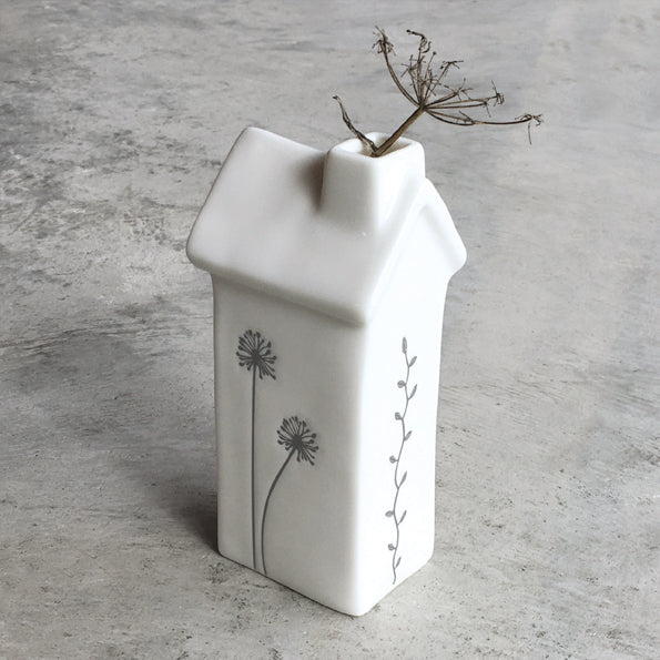 Boxed House Flower Vase - Tall