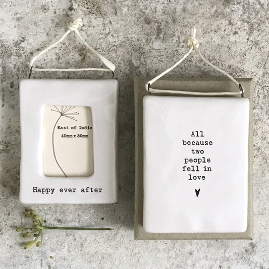 Mini Hanging Frame - Happy Ever After