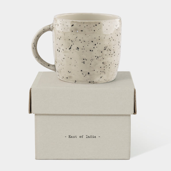 Boxed Rustic Mug - Speckled Wash