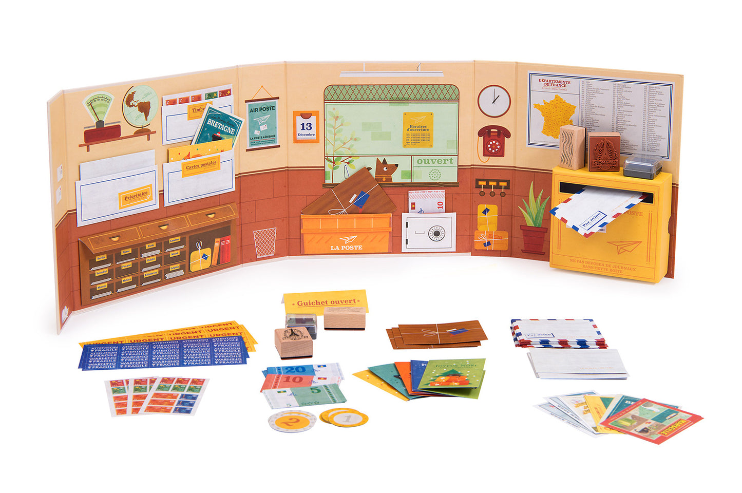 Pretend and play Post office set Moulin Roty