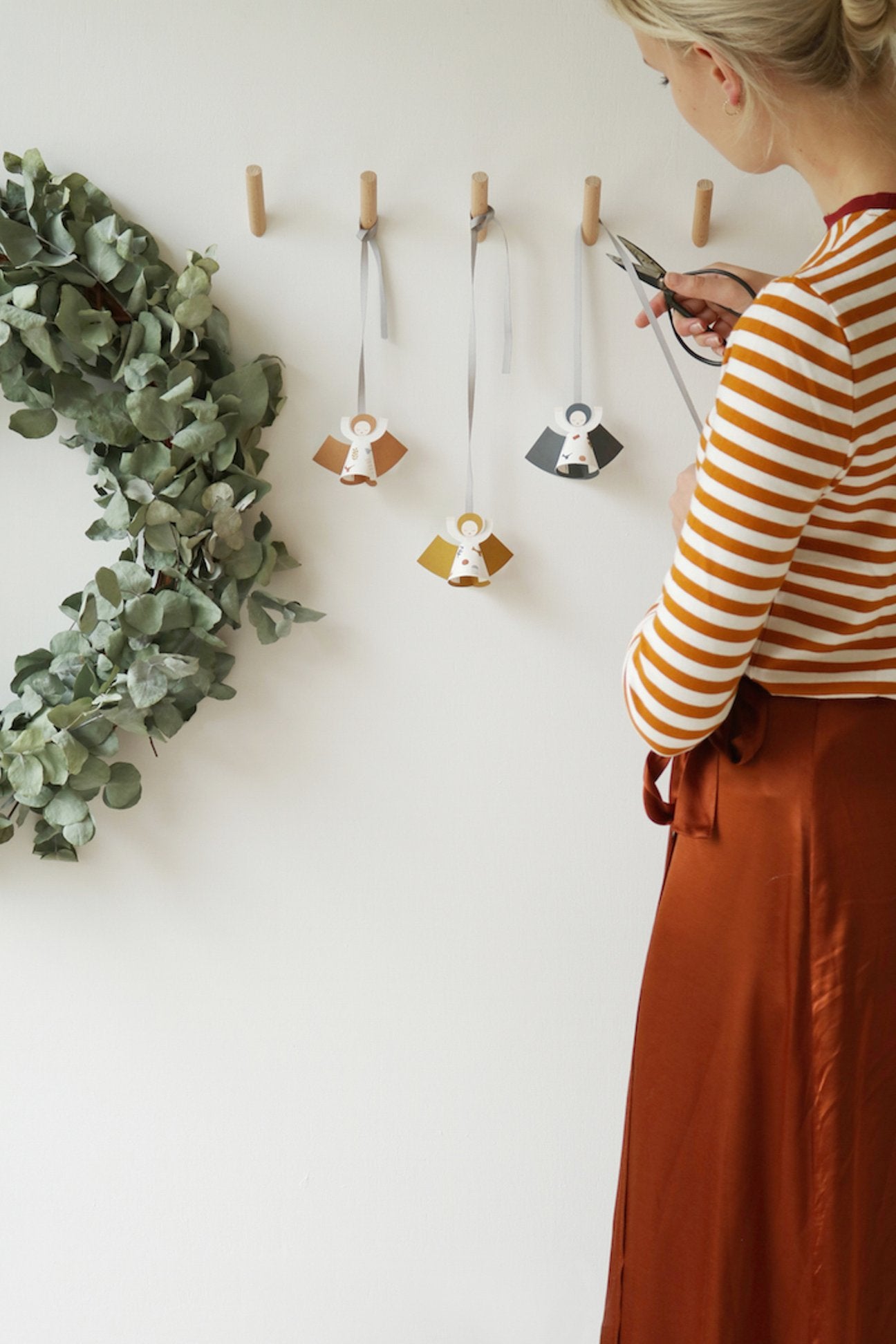 Mini DIY FRIDUR paper angel decorations