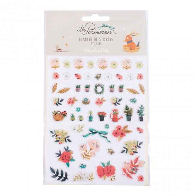 Les Parisiennes - 57 Flower stickers