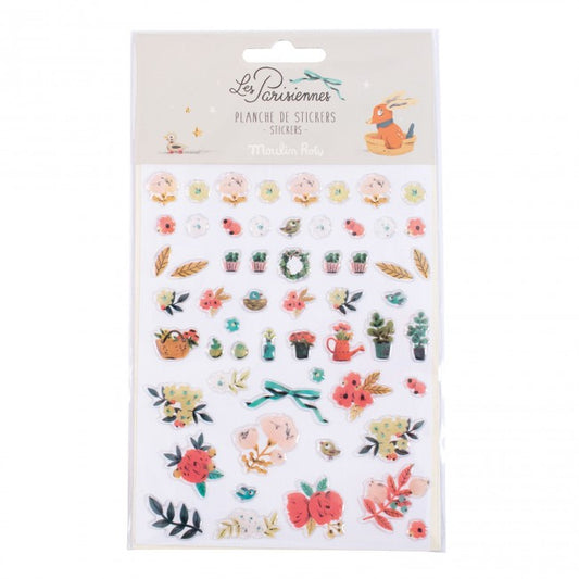 Les Parisiennes - 57 Flower stickers